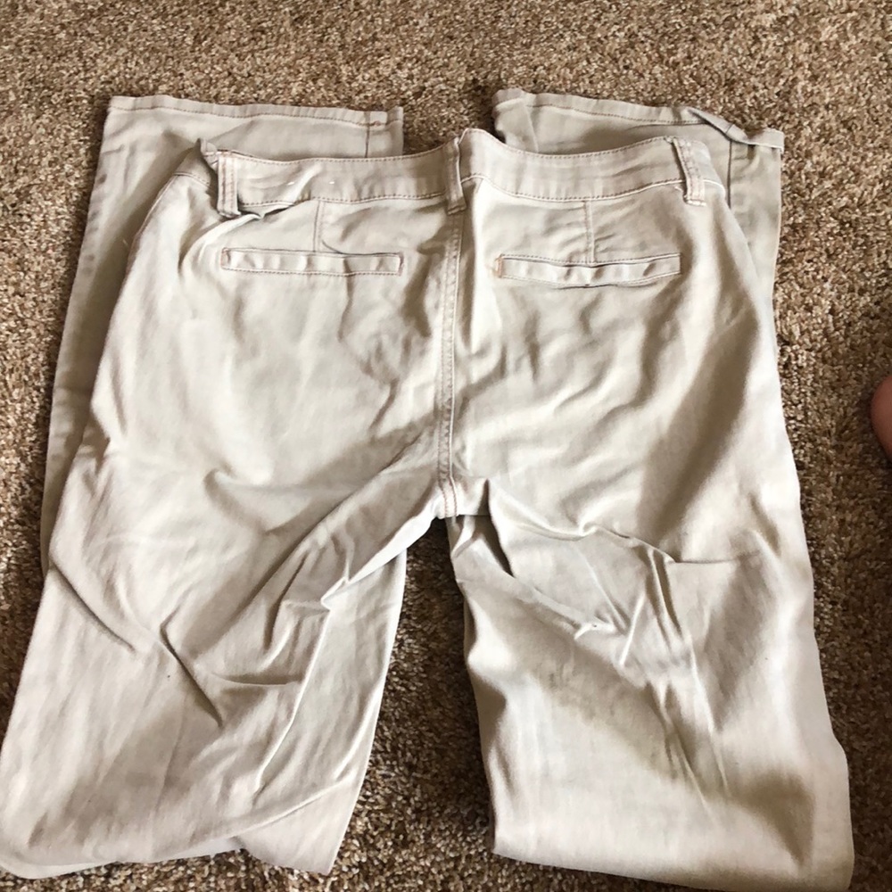 Long khaki jeans/pants